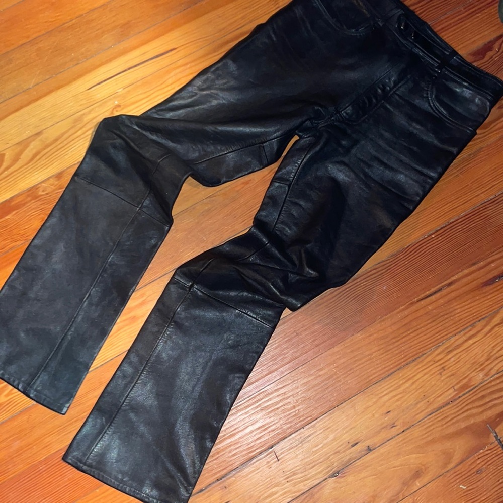 Women’s leather pants by polo 28x30
